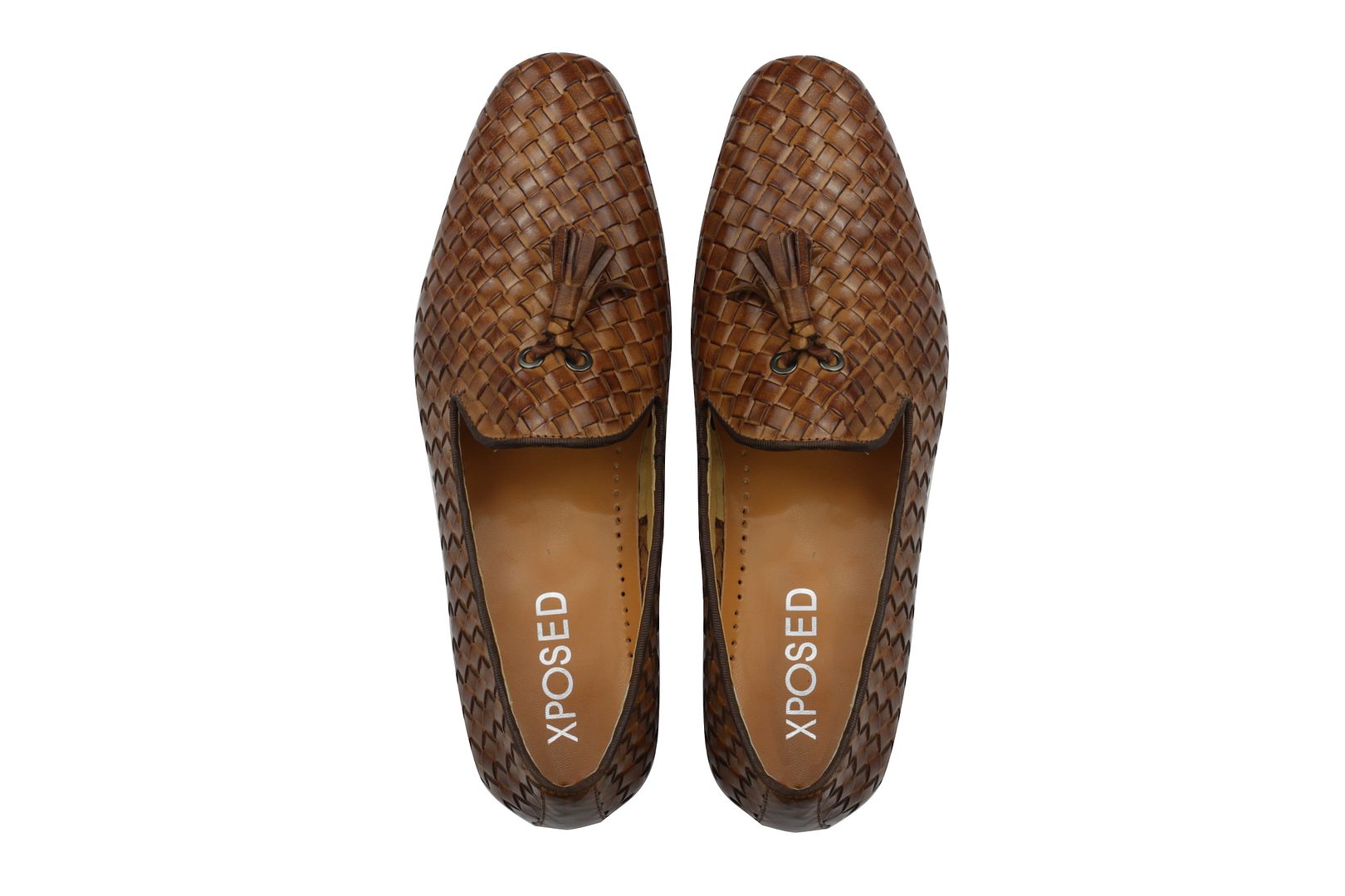 mens tan weave shoes